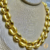 Imagem do COLAR COM ELOS OVAIS LISOS BANHANDO A OURO 18K ACETINADO