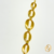 PULSEIRA ELOS OVAIS INTERCALADOS BANHADO A OURO 18k ACETINADO - loja online