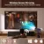 Velec Netflix Proyector con licencia oficial HY320 NTV Android 13 500ANSI 1080P Amlogic S950D4 WIFi6.0 BT5.2 Mini proyector 4K