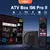 Velec Android 11 Smart TV Box Amlogic S905Y4 Dual Wifi BT Control remoto por voz 4K reproductor multimedia decodificador 2GB 16GB i96 Pro II