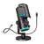 Micrófono para juegos USB FIFINE con cancelación de ruido/RGB/perilla de ganancia y equilibrio, micrófono condensador para transmisión de Podcasting-Ampligame AM6 - tienda online