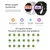 Imagen de NL73 Reloj inteligente Bluetooth Llamada 24 horas de frecuencia cardíaca + Auriculares con cancelación de ruido inteligente Tiempo de espera ultra largo Compre 1 y obtenga 1 gratis