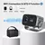 Proyector Velec 4K Android 11 390ANSI Dual WiFi BT5.0 Enfoque electrónico Gire de 360 grados Proyector portátil de cine en casa