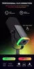 FIFINE-micrófono dinámico USB/XLR con botón de silencio táctil, conector de - comprar online