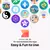 Reloj inteligente Euro Amazfit Bip 5 Unity 46mm más de 120 modos deportivos reloj inteligente monitoreo de salud las 24 horas 5 para teléfono Android IOS
