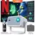 Proyector Velec Android 13 nativo 1080P 650ANSI Amlogic T950D4 Wifi6 BT5.2 certificación Netflix 4K proyector portátil para exteriores