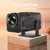 Imagen de Proyector de certificación Velec Netflix Android 13 HY320 NTV Amlogic S950D4 1080P 500ANSI WiFi dual BT5.2 Control remoto por voz