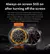 Imagen de NORTH EDGE GPS + GLONASS reloj inteligente 1,43 ''AOD Amoled pantalla altitud barómetro brújula Fashlight Larga modo de reposo deportes Smartwatch