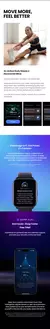 Imagen de Amazfit-reloj inteligente Active, accesorio de pulsera resistente al agua con batería de 14 días de duración, diseño superligero, 42mm, compatible con teléfonos Android e IOS