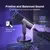 Micrófono dinámico FIFINE USB/XLR con Control RGB/conector para auriculares/mú, micrófono para grabación de juegos de PC Streaming AmpliGame-AM8 en internet