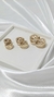 Argola com detalhe em strass P - comprar online