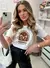 T-Shirt Branca Feel The Power na internet