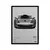 Pôster - Carros Lendários com Ficha Técnica (Fundo Branco) - JHL Garage