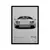 Pôster - Carros Lendários com Ficha Técnica (Fundo Branco) - loja online