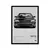 Imagem do Pôster - Carros Lendários com Ficha Técnica (Fundo Branco)