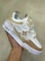 Tênis Louis Vuitton branco e bege flor