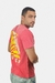 Camiseta Estonada Flower III Vermelha - loja online