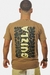 Camiseta Estonada Flower V Marrom na internet