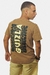 Camiseta Estonada Flower V Marrom - loja online