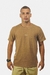 Camiseta Estonada Flower V Marrom - comprar online