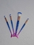 kit 4 Pincéis Maquiagem Sereia Macio
