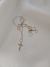 Colar Masculino Cruz Dourado na internet