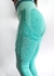 Calza Noe Turquesa Aqua- Seamless con franjas - tienda online