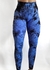 Calza Batik Tie dye Azul - Seamless Premium con frunce y push up - comprar online