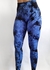 Calza Batik Tie dye Azul - Seamless Premium con frunce y push up - Infit Active