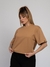 Cropped Oversized - Marrom - comprar online