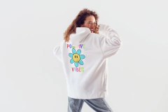 HODDIE POSITIVE VIBES - comprar en línea