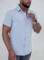Camisa de botão tecido tecnológico - Azul Claro - comprar online