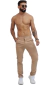 Calça de Brin com elastano bege - comprar online