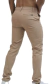 Calça de Brin com elastano bege na internet