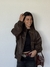 campera cuero over chocolate $72.900 ef-transf.