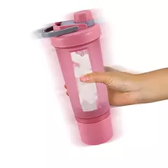 Imagem do Garrafa d'água com misturador de Whey Protein