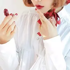 Estojo de maquiagem com espelho, caixa de batom em forma de flor rosa, recipient na internet