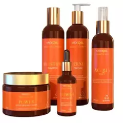 Tratamento Grandha Kit Completo Mix Oil Coconut & Argan Home Care 5 Itens na internet