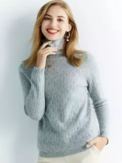 Imagem do Blusa de lã gola alta para o inverno
