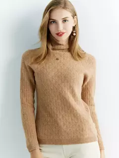 Blusa de lã gola alta para o inverno - Up Glow