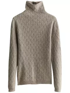 Blusa de lã gola alta para o inverno - Up Glow