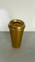 VASO FUJI 22 OZ (650 ML) TAPA TIPO STARBUCKS DORADO