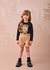 Conjunto Infantil Trés Chic – Blusa Manga Longa e Short Liso