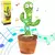 Cactus Bailarín Con Luz y Sonido