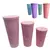 Set de Vasos de Plásticos 3 en 1 Varios Colores