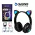 Auricular Vincha Bluetooth Recargable Suono con Luz Led RGB