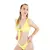 Bikini Traje De Baño Con Nudos Vedetina Amarillo - comprar online