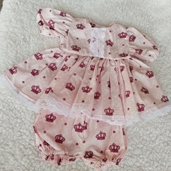 Vestido para bebê reborn
