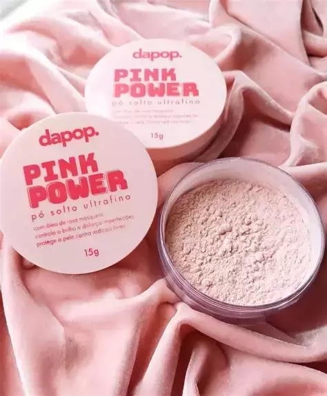 Pó Facial Rosa Dapop - comprar online