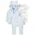 Set 3 Piezas Body Mangas Cortas Cardigan Pantalon Perrito